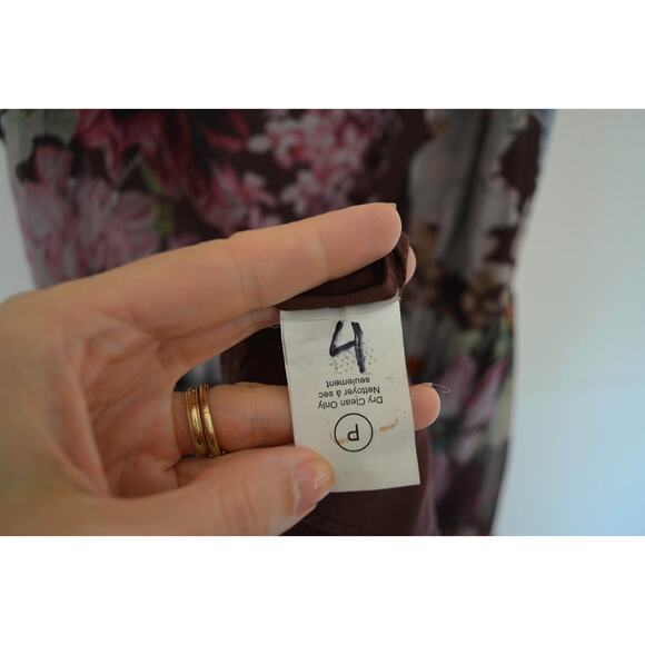 Anthropologie Geisha Designs Isabella Dress Womens 4 Fairy Whimsical Brown - Picture 6 of 8